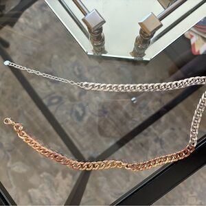 Altar'd State Gold and Silver Chain Necklace